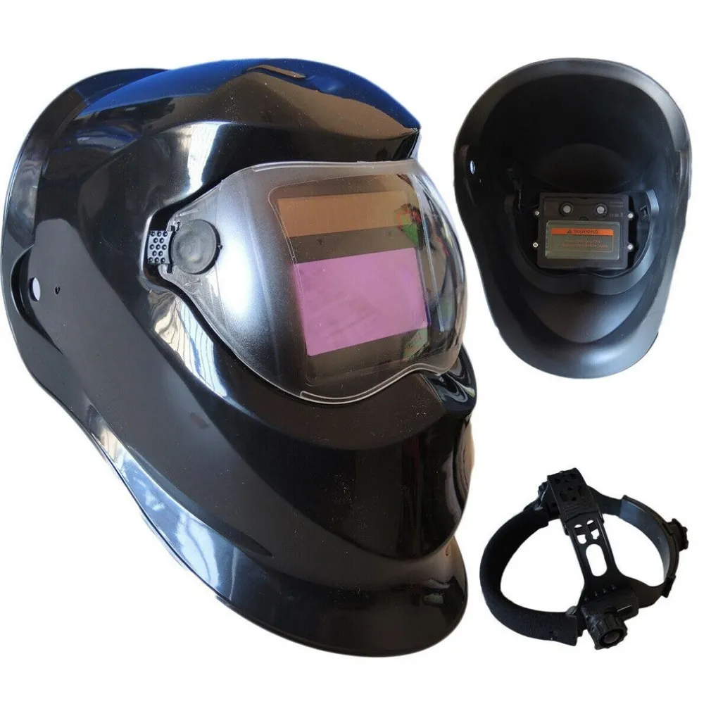 MASCHERA SALDATURA CASCO PER FABBRO PROTEZIONE CRISTALLI LIQUIDI VISIERA