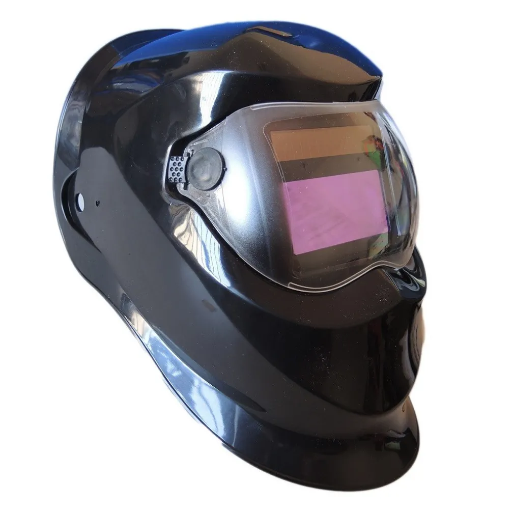 MASCHERA SALDATURA CASCO PER FABBRO PROTEZIONE CRISTALLI LIQUIDI VISIERA