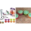 MASTRAD SET 6 STAMPI STAMPINI COLORATI PER MUFFINS CUPCAKES CROSTATINE
