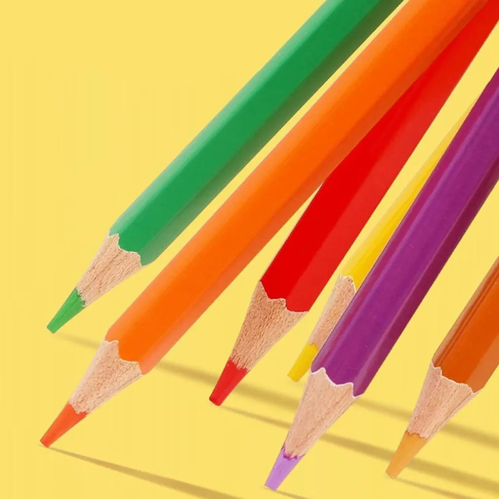 MATITE 48PZ COLORATE CANCELLABILI PER DISEGNARE SCHIZZI DIPINGERE CANCELLERIA PER BAMBINI