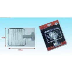 MENSOLA BAGNO DOCCIA PORTA SAPONE SAPONETTA QUADRATA FISSAGGIO A PARETE 52206A