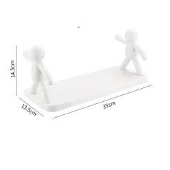 MENSOLA DA PARETE DECORATIVO SCAFFALE SOSPESO CON ADESIVO ORGANIZER CUCINA BAGNO SOGGIORNO