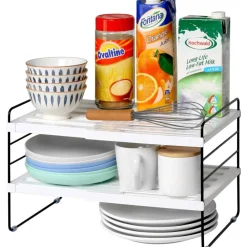 MENSOLA ESTENDIBILE ORGANIZER DA CUCINA PORTASPEZIE SCAFFALE A 3 RIPIANI MULTIUS