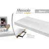 MENSOLA PARETE LEGNO REGGIMENSOLA SCOMPARSA BIANCO 40X25X4CM KIT MONTAGGIO 790775
