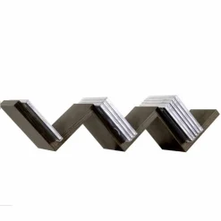 MENSOLA PARETE MODERNA DESIGN ZIG ZAG MENSOLE MURO SCAFFALE 3 RIPIANI WENGHE