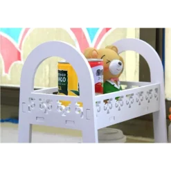 MENSOLA PORTAOGGETTI A DOPPIO STRATO PER CUCINA BAGNO UFFICIO STILE EUROPEO DA SCRIVANIA