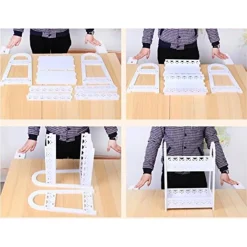 MENSOLA PORTAOGGETTI A DOPPIO STRATO PER CUCINA BAGNO UFFICIO STILE EUROPEO DA SCRIVANIA