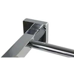 MENSOLA PORTASCIUGAMANI BAGNO MODERNO DOPPIO RIPIANO PORTA ASCIUGAMANI IN ACCIAIO