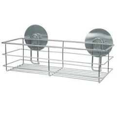 MENSOLA RETTANGOLARE PORTA OGGETTI ACCESSORI BAGNO MONTAGGIO CON BIADESIVO 79842