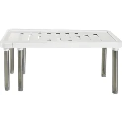 MENSOLA SALVASPAZIO IN POLIPROPILENE ESTENSIBILE 34,8-61CM IMPILABILE ACCESSORIO CUCINA