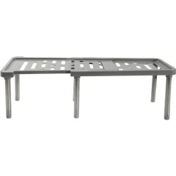 MENSOLA SALVASPAZIO IN POLIPROPILENE ESTENSIBILE 34,8-61CM IMPILABILE ACCESSORIO CUCINA