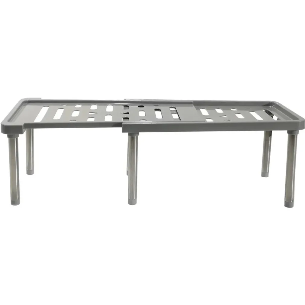 MENSOLA SALVASPAZIO IN POLIPROPILENE ESTENSIBILE 34,8-61CM IMPILABILE ACCESSORIO CUCINA