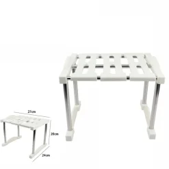 MENSOLA SOVRAPPONIBILE SALVASPAZIO IMPILABILE ORGANIZER CUCINA ARMADIO MOBILI