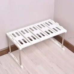 MENSOLA SOVRAPPONIBILE SALVASPAZIO ORGANIZER IMPILABILE ARMADIO MOBILI 65x24x30