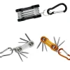 MINI CACCIAVITI 6 PUNTE TORX PIEGHEVOLE STELLA FISSO PORTA CHIAVI CHIAVE MOSCHETTONE