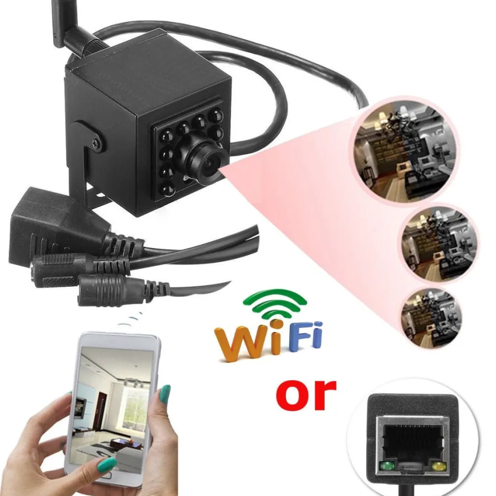 MINI CAMERA WIFI 1080P HD RETE IP CAMERA PINHOLE CAMERA VIDEO SORVEGLIANZA 228WF