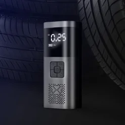 MINI COMPRESSORE POMPA AD ARIA ELETTRICA AUTO MULTIFUNZIONE TORCIA SCHERMO LCD