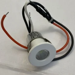 MINI FARETTO LED 2 WATT INCASSO 3V-5V LUCE FREDDA 6500K PUNTO LUCE DIAMETRO 20MM