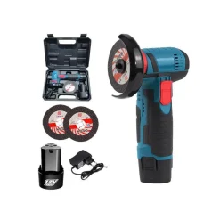 MINI FLEX SMERIGLIATRICE A BATTERIA LITIO 12V 1.5AH DISCO 76MM PORTATILE PRATICO