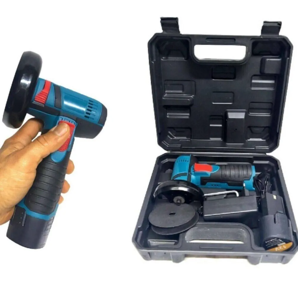 MINI FLEX SMERIGLIATRICE A BATTERIA LITIO 12V 1.5AH DISCO 76MM PORTATILE PRATICO