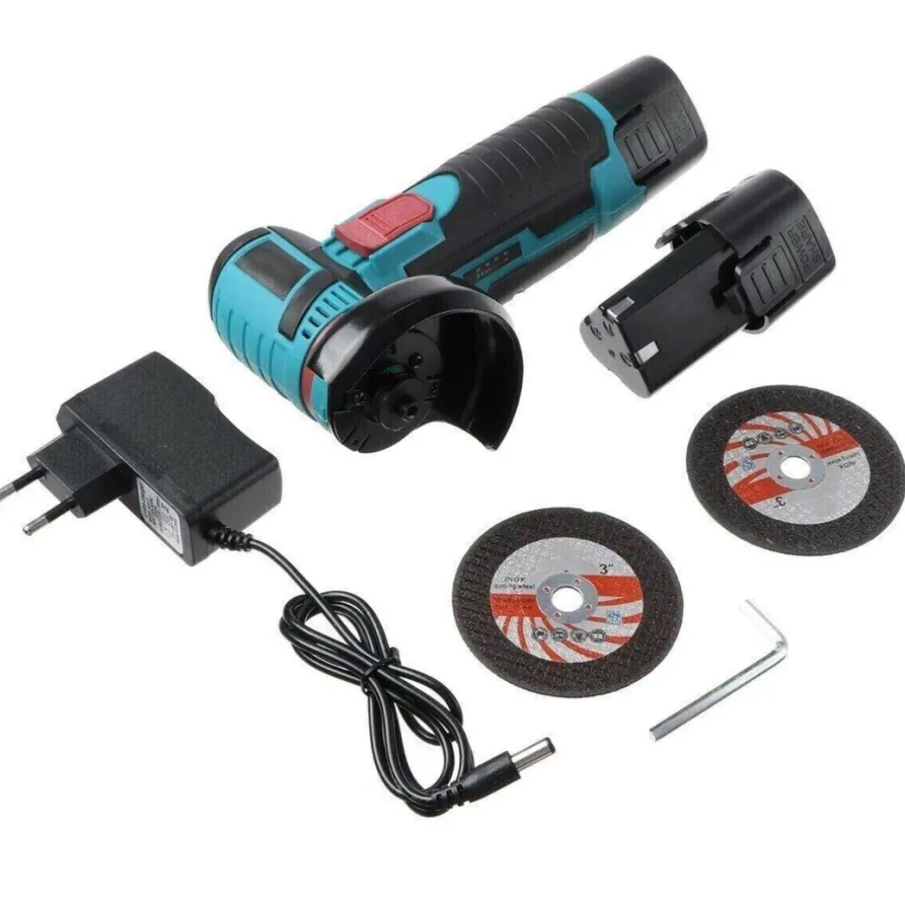 MINI FLEX SMERIGLIATRICE A BATTERIA LITIO 12V 1.5AH DISCO 76MM PORTATILE PRATICO