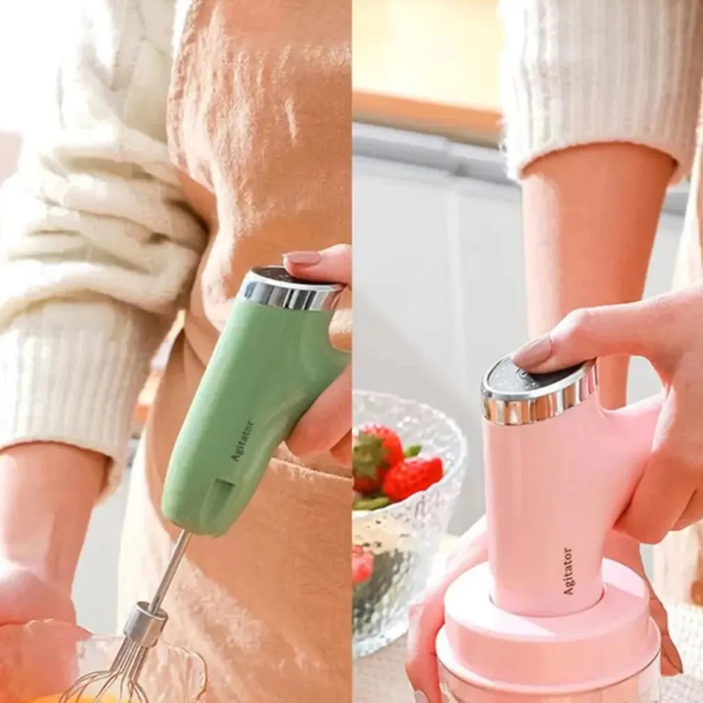 MINI FRULLATORE ELETTRICO RICARICABILE MULTIFUNZIONALE CON FRUSTA SBATTITORE