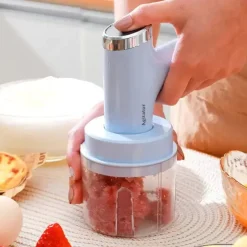 MINI FRULLATORE ELETTRICO RICARICABILE MULTIFUNZIONALE CON FRUSTA SBATTITORE