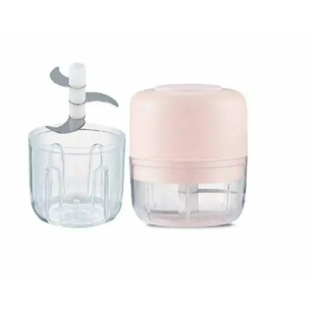 MINI FRULLATORE TRITATUTTO RICARICABILE USB MULTIFUNZIONALE ALIMENTI AGLIO Q-T36