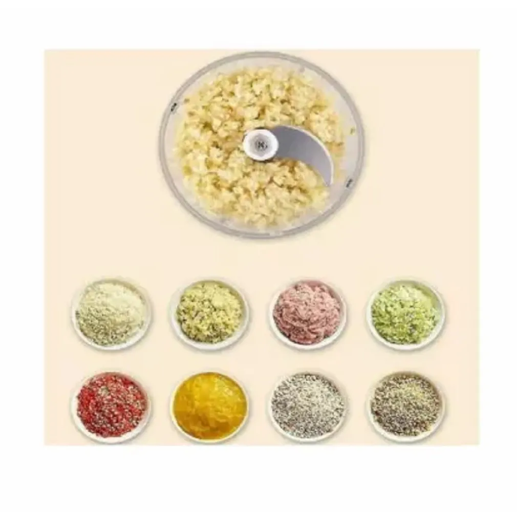 MINI FRULLATORE TRITATUTTO RICARICABILE USB MULTIFUNZIONALE ALIMENTI AGLIO Q-T36