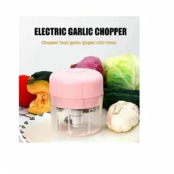 MINI FRULLATORE TRITATUTTO RICARICABILE USB MULTIFUNZIONALE ALIMENTI AGLIO Q-T36