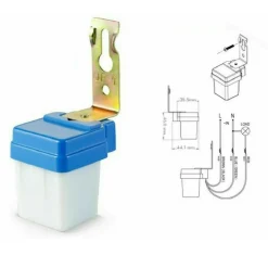 MINI INTERRUTTORE SENSORE CREPUSCOLARE 6A 220V PER LAMPADE FARO FARETTO LED