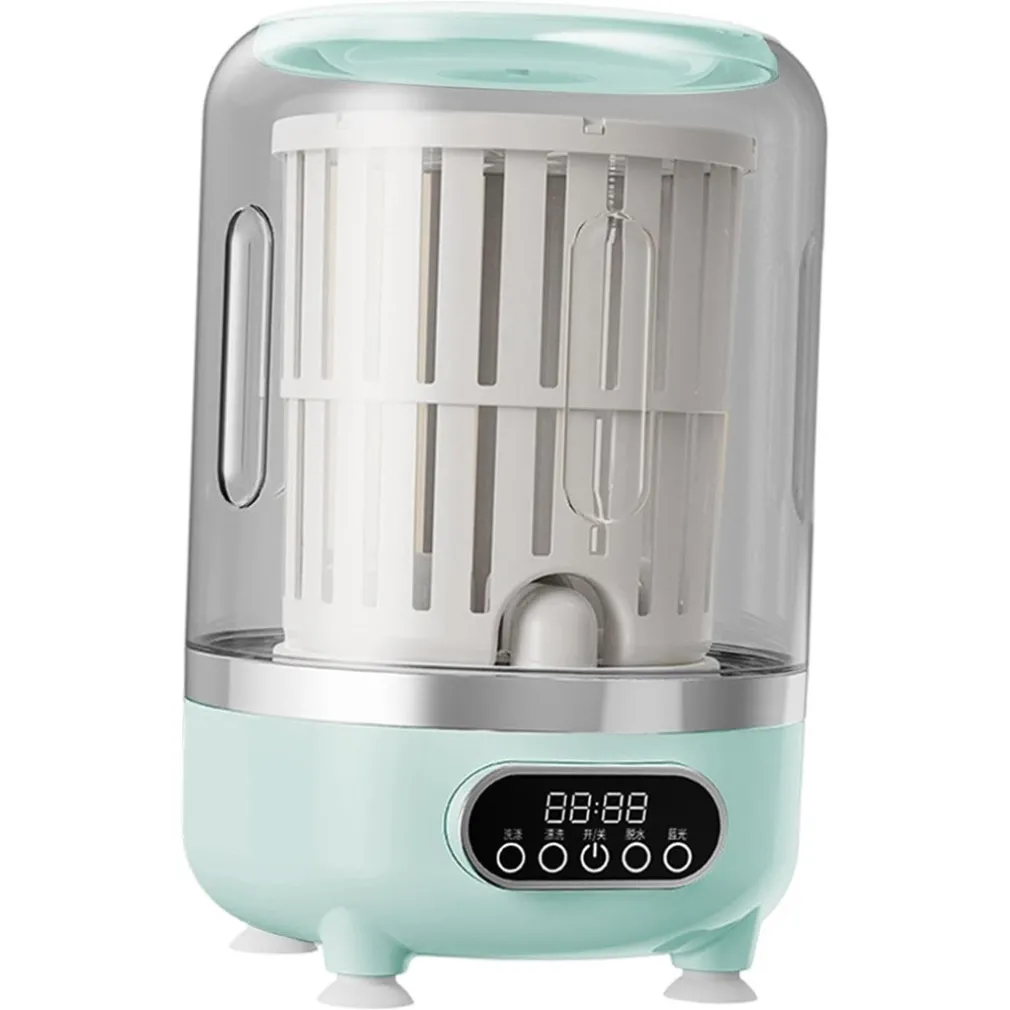 MINI LAVATRICE PORTATILE COMPATTA RICARICABILE DESIGN SENZA FILI CON CESTELLO CENTRIFUGA