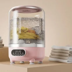 MINI LAVATRICE PORTATILE COMPATTA RICARICABILE DESIGN SENZA FILI CON CESTELLO CENTRIFUGA