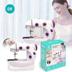 MINI MACCHINA DA CUCIRE PORTATILE CUCITO 6 WATT TX-9063 ELETTRICA CON 2 VELOCITÀ