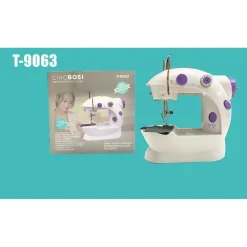 MINI MACCHINA DA CUCIRE PORTATILE CUCITO 6 WATT TX-9063 ELETTRICA CON 2 VELOCITÀ