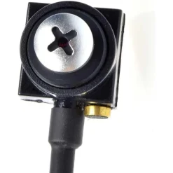 MINI MICRO TELECAMERA CAMERA CAM SPIA SPY A COLORI AUDIO CON MICROFONO VITE