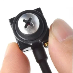 MINI MICRO TELECAMERA CAMERA CAM SPIA SPY A COLORI AUDIO CON MICROFONO VITE