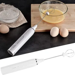 MINI MISCELATORE AGITATORE Q-JB31 DOPPIA TESTA FRULLINO PER CAFFÈ LATTE UOVA