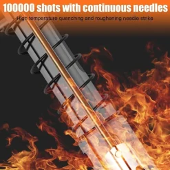 MINI PISTOLA SPARACHIODI MANUALE CON 10 CHIODI PORTATILE SILENZIATORE REGOLABILE