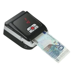 MINI RILEVATORE BANCONOTE FALSE VERIFICA CONTA BANCONOTE A BATTERIA LITIO