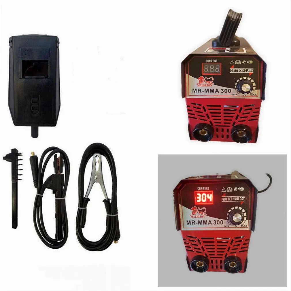 MINI SALDATRICE AD ELETTRODO ELETTRICA INVERTER 300 AMP MMA 1.6 - 3.2 MM 300A