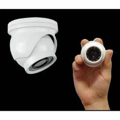 MINI TELECAMERA DOME AHD VIDEOSORVEGLIANZA FULL HD 1080P 3.6MM 12LED VIDEO 1.3MP