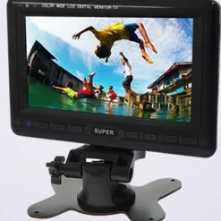 MINI TELEVISORE MP3 MONITOR 7.8 POLLICI CON SUPPORTO DA AUTO TELECOMANDO