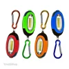 MINI TORCIA A 3 LED COB LUCE BIANCA ROSSA SMD PORTACHIAVI CON TORCIA E GANCIO