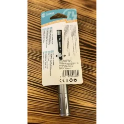 MINI TORCIA CON ZOOM A LED TX-9636 A BATTERIE COMPATTA CON CUSTODIA IN METALLO