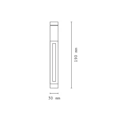 MINI TORCIA LED COB DA LAVORO DOPPIA EMISSIONE LUCE TASCABILE ESCURSIONI DT-2033