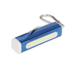 MINI TORCIA LED COB IN ALLUMINIO PORTACHIAVI TASCABILE IP20 VARI COLORI DT-2097