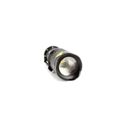 MINI TORCIA LUCE BIANCA LED 3 W LUMEN RICARICABILE RESISTENTE GANCIO SEGNALATORE