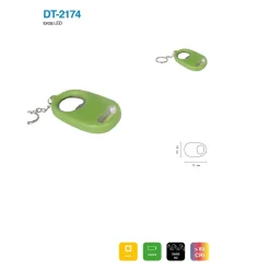 MINI TORCIA PORTACHIAVI LED COB TASCABILE CON APRIBOTTIGLIA VARI COLORI DT-2174