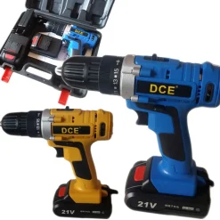 MINI TRAPANO AVVITATORE 21VOLT DOPPIA BATTERIA CARICABATTERIA VALIGETTA LUCE LED